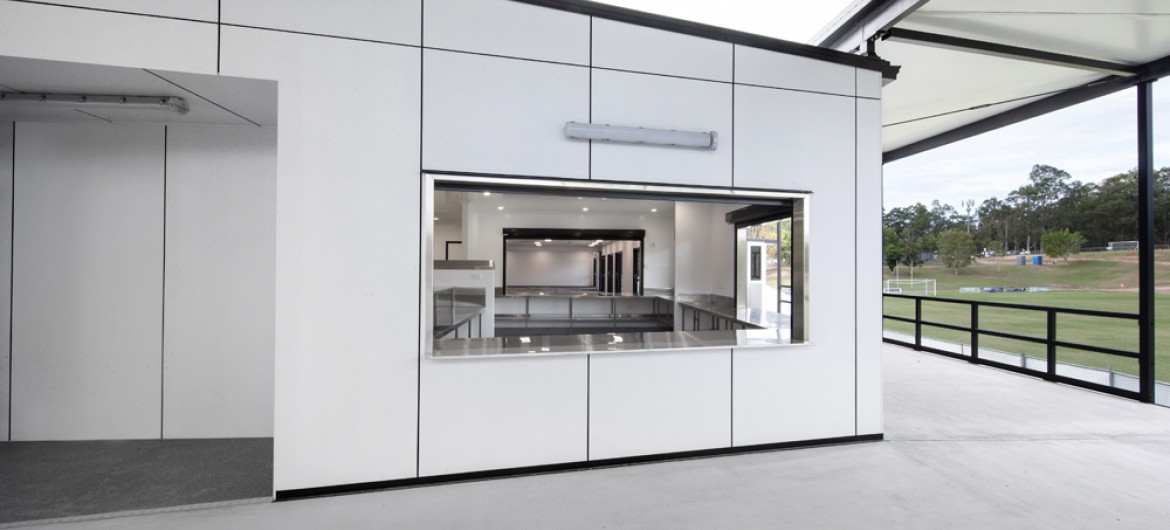 Sporting Facility Canteen with White Panelled Walls